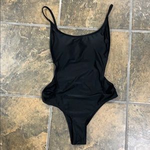 Black One Piece Swimsuit